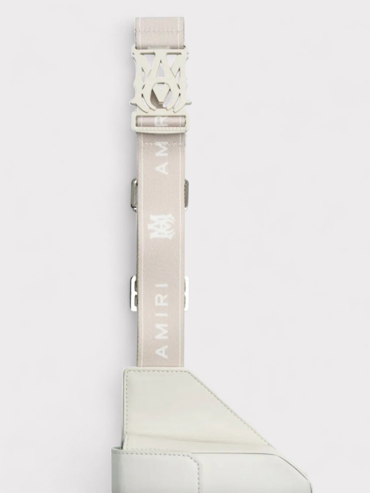 Amiri MA Crossbody Bag Leather White