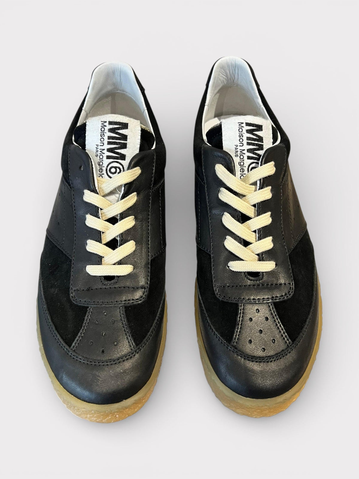 MM6 Maison Margiela 6 Court Low-top Sneakers Black