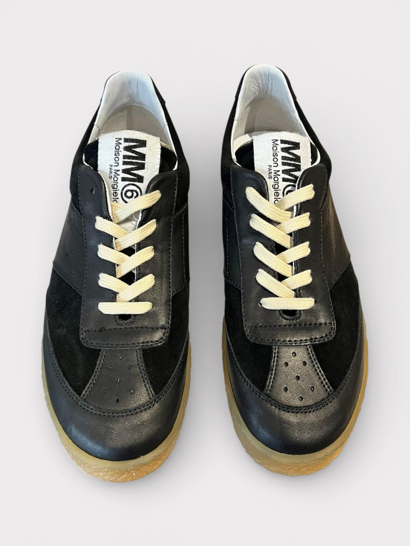 MM6 Maison Margiela 6 Court Low-top Sneakers Black