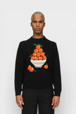 Casablanca Pyramide D'Oranges Intarsia Jumper Black
