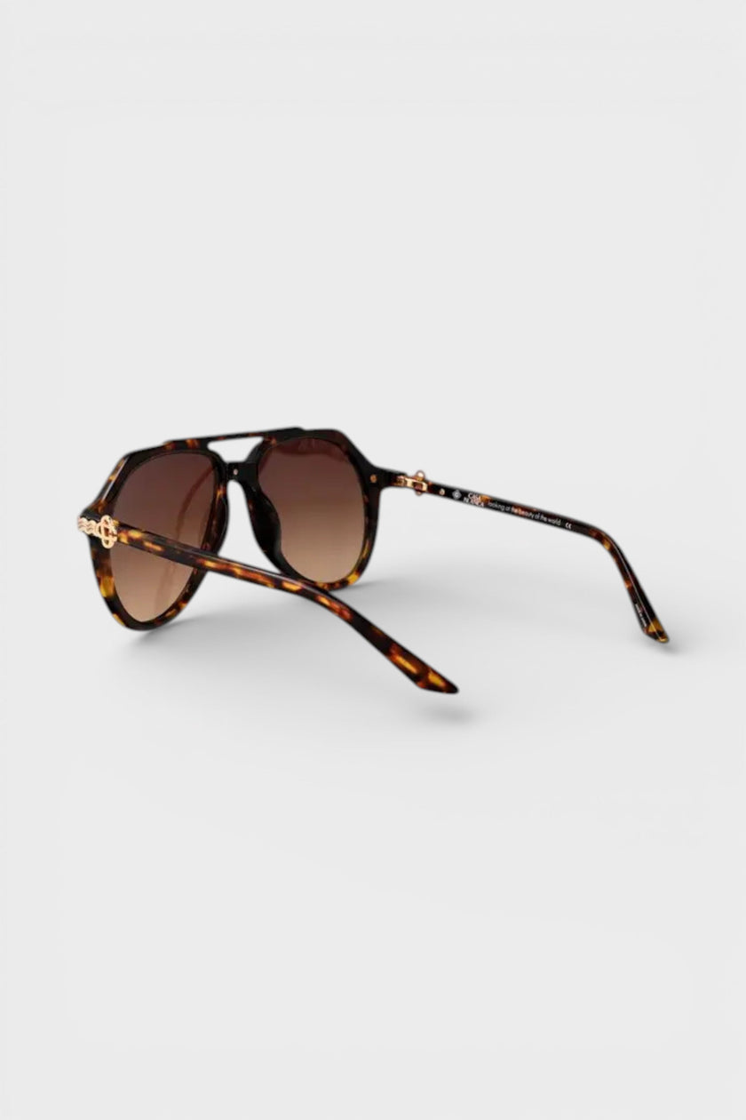 Casablanca Rajio Sunglasses Gold Brown