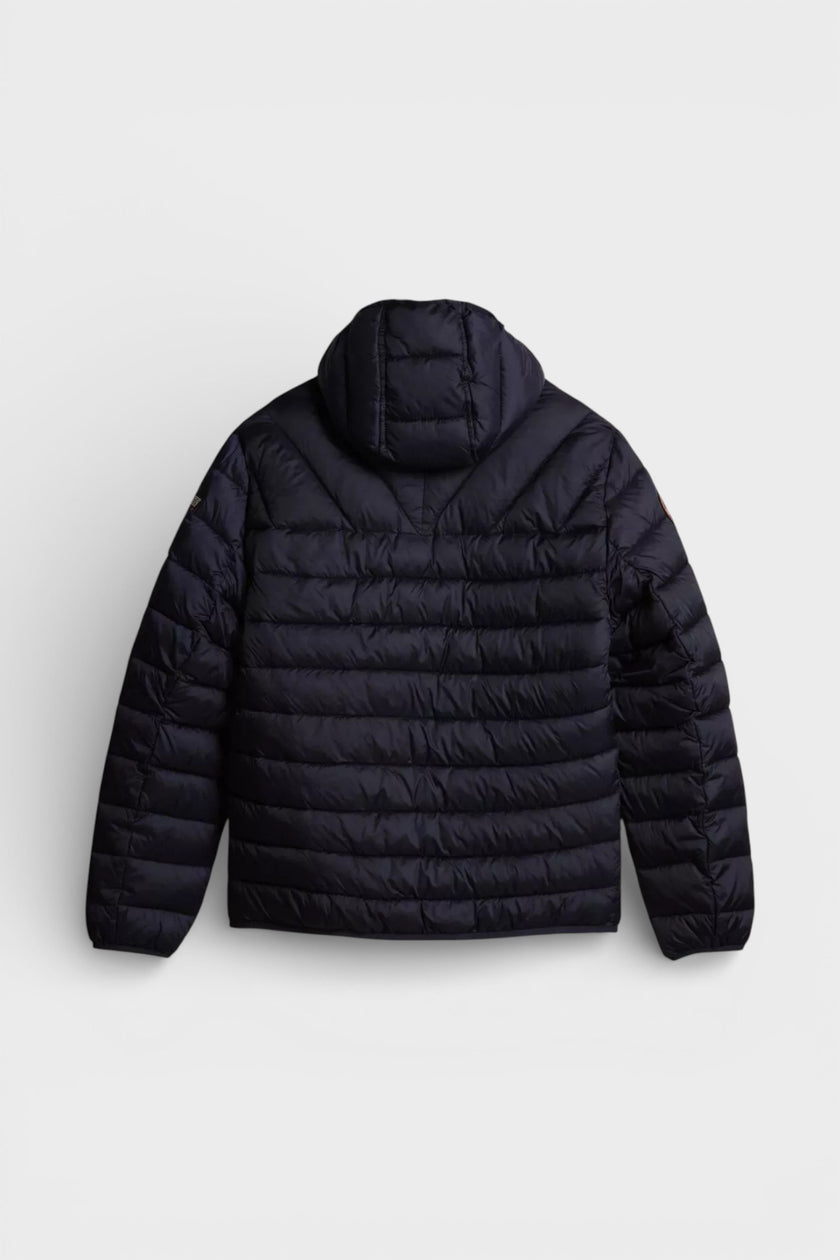 Napapijri Men's Aerons Hooded Padded Jacket Blue Marine