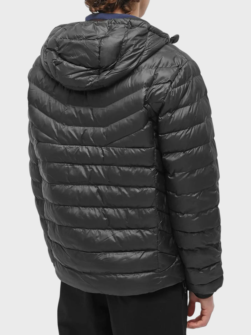 Polo Ralph Lauren Men's Terra Chevron Insulated Hooded Jacket Polo Black