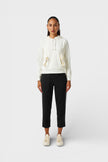 Comme Des Garcons CDG Bow Detail Hoodie Off White