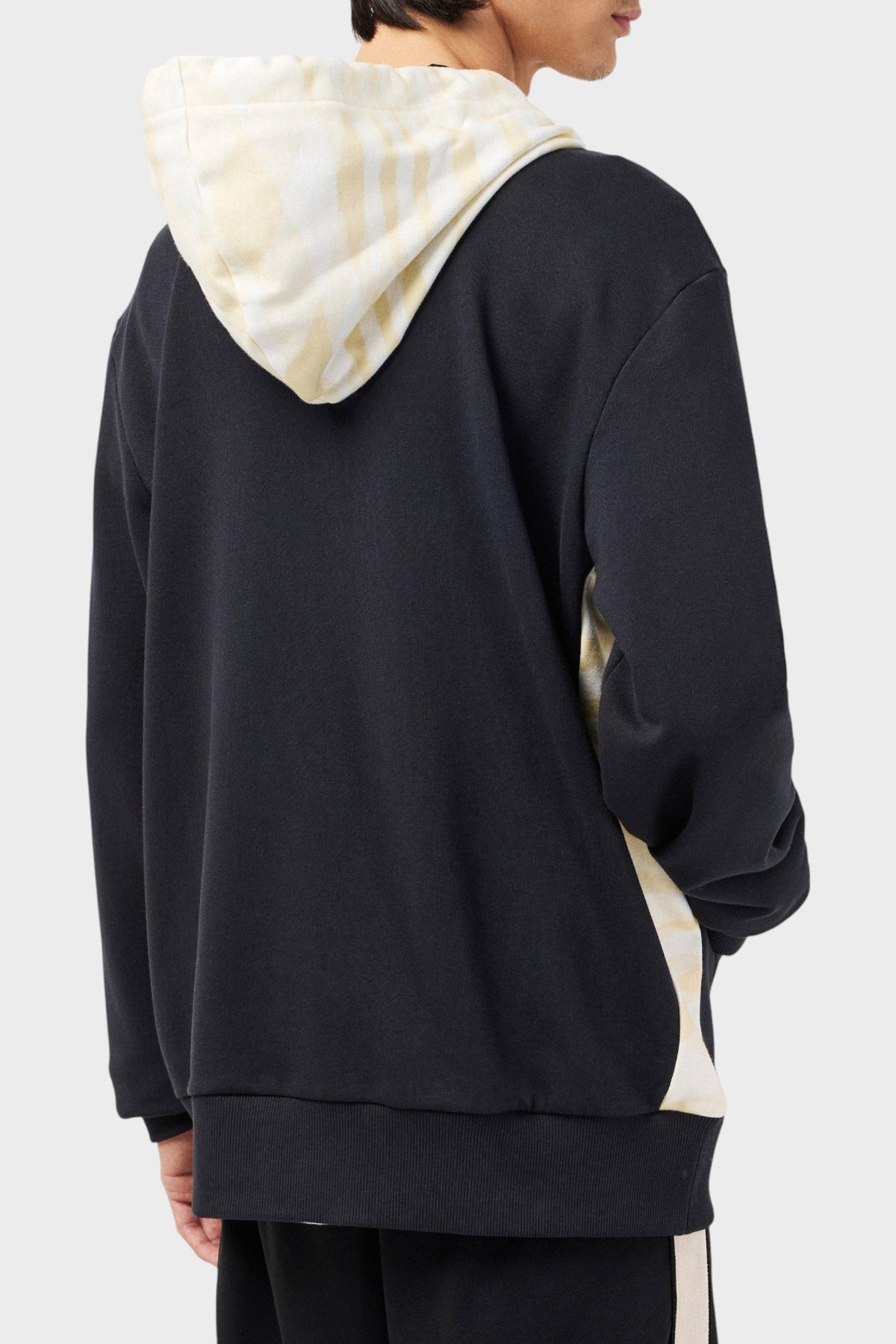 Missoni Hooded Zip Sweatshirt Black White