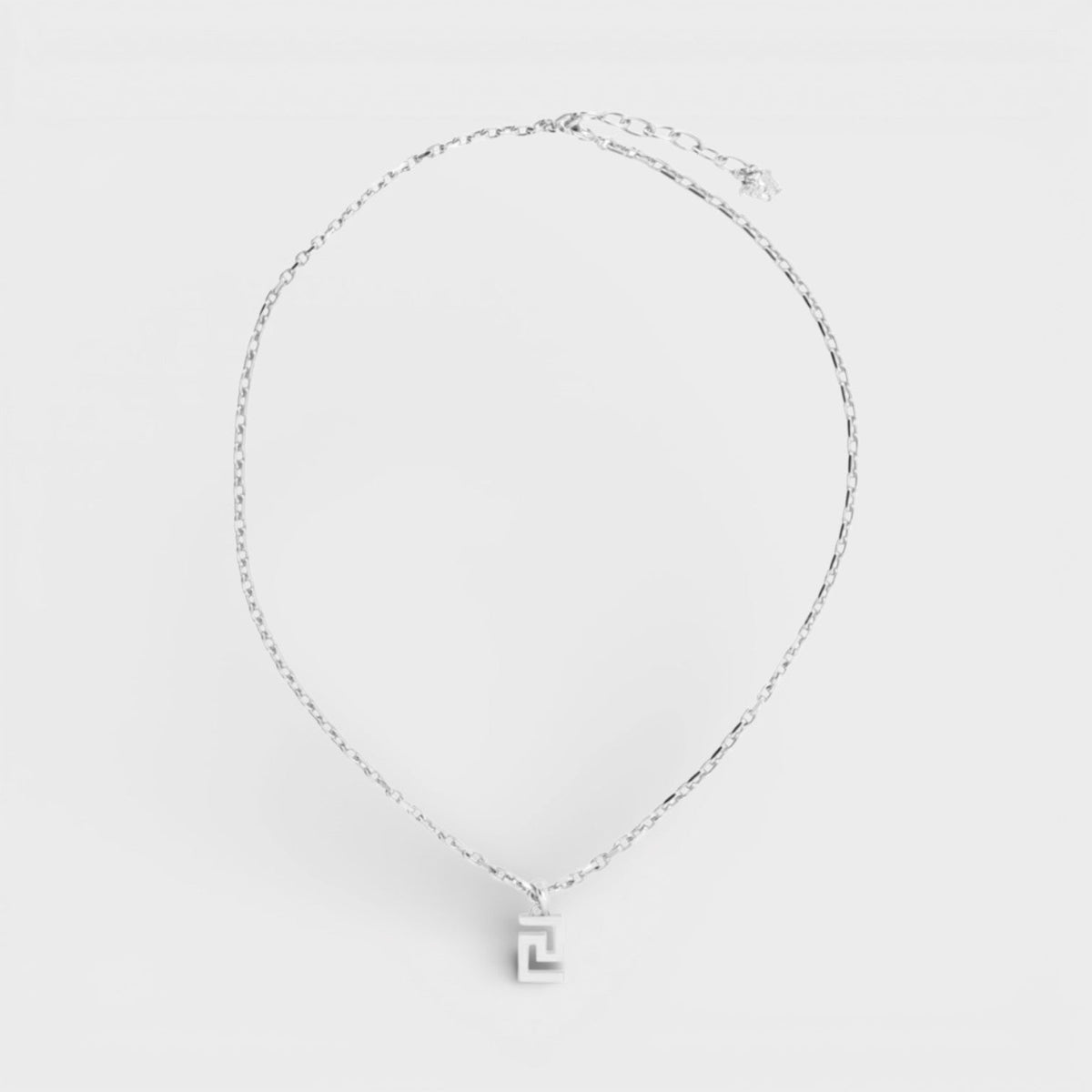 Greca Pendant Necklace Silver
