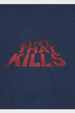 ATK Stacked Logo Hoodie Navy