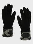 Coach Jumbo Signature C Knit Gloves Black