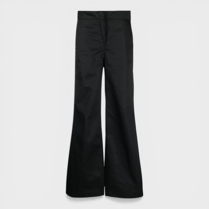 Reverse Wasitband Chino Black