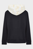 Missoni Hooded Zip Sweatshirt Black White