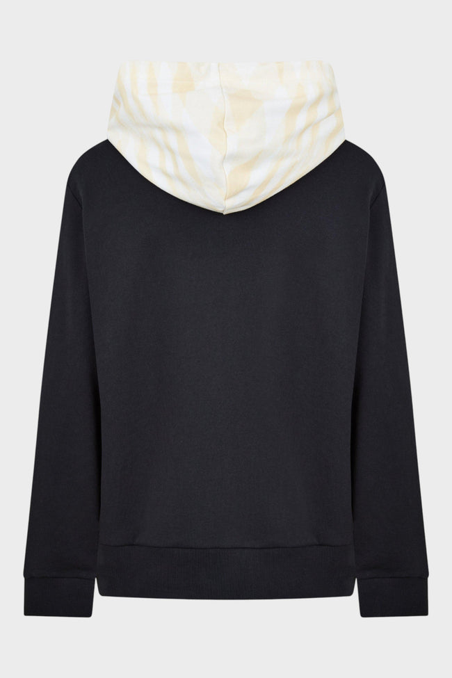 Missoni Hooded Zip Sweatshirt Zwart Wit