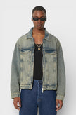 Represent Clo R4 Denim Jacket Blue Cream