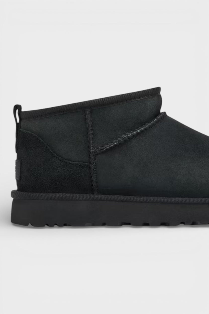 UGG Classic Ultra Mini Boot Black Womens
