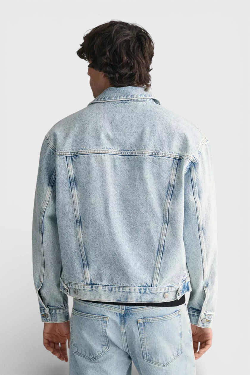 Gant Denim Trucker Jacket Light Blue