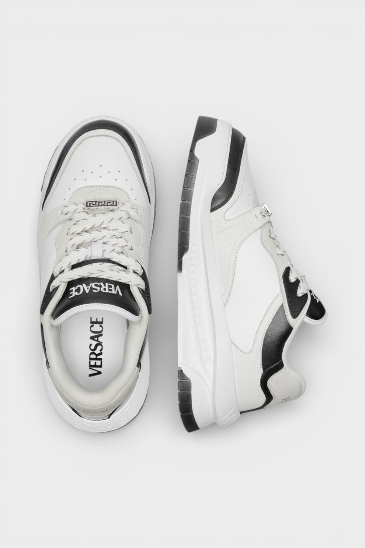 Versace Greca Odissea Sneaker White Black Palladium