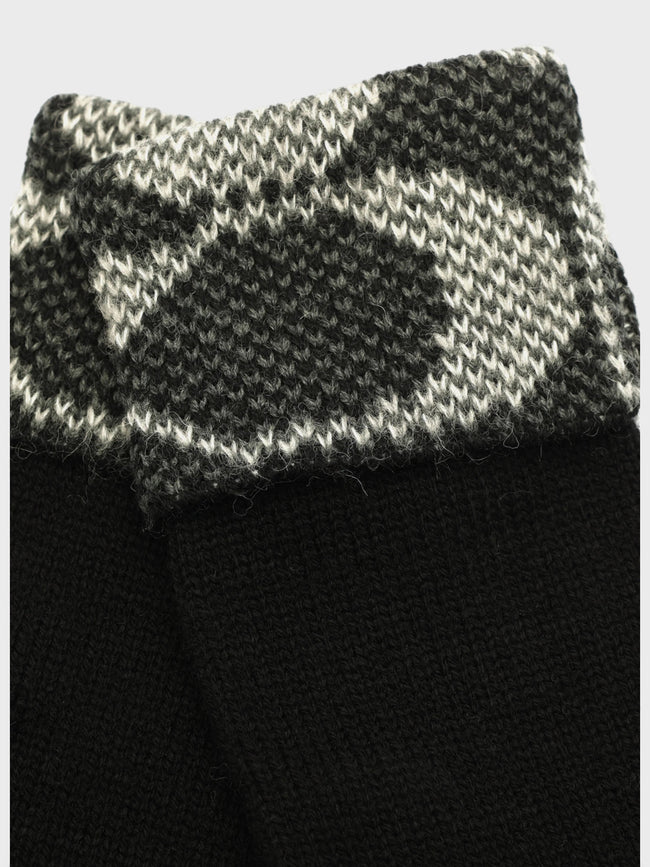 Coach Jumbo Signature C Knit Gloves Black