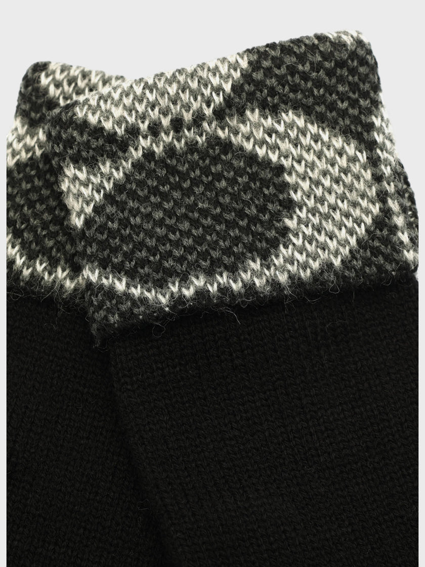 Coach Jumbo Signature C Knit Gloves Black