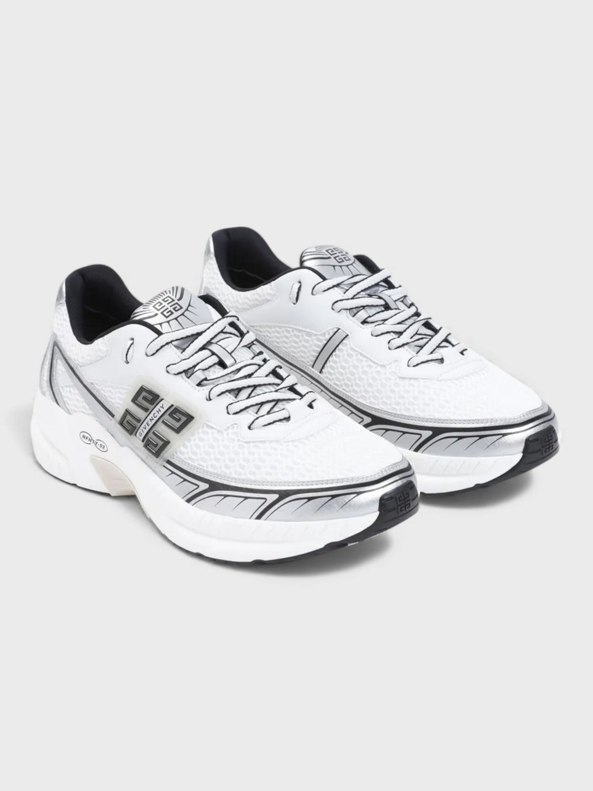 NFNTY-52 Runners White Silver Sneakers