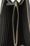 Versace Virtus Black Leather Long Wallet