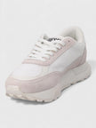 Diesel Womens Tyche Runner Sneakers Suede Fabric White