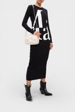 Maison Margiela MM1 Printed Dress Black