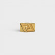 Greca Engraved Gold Ring
