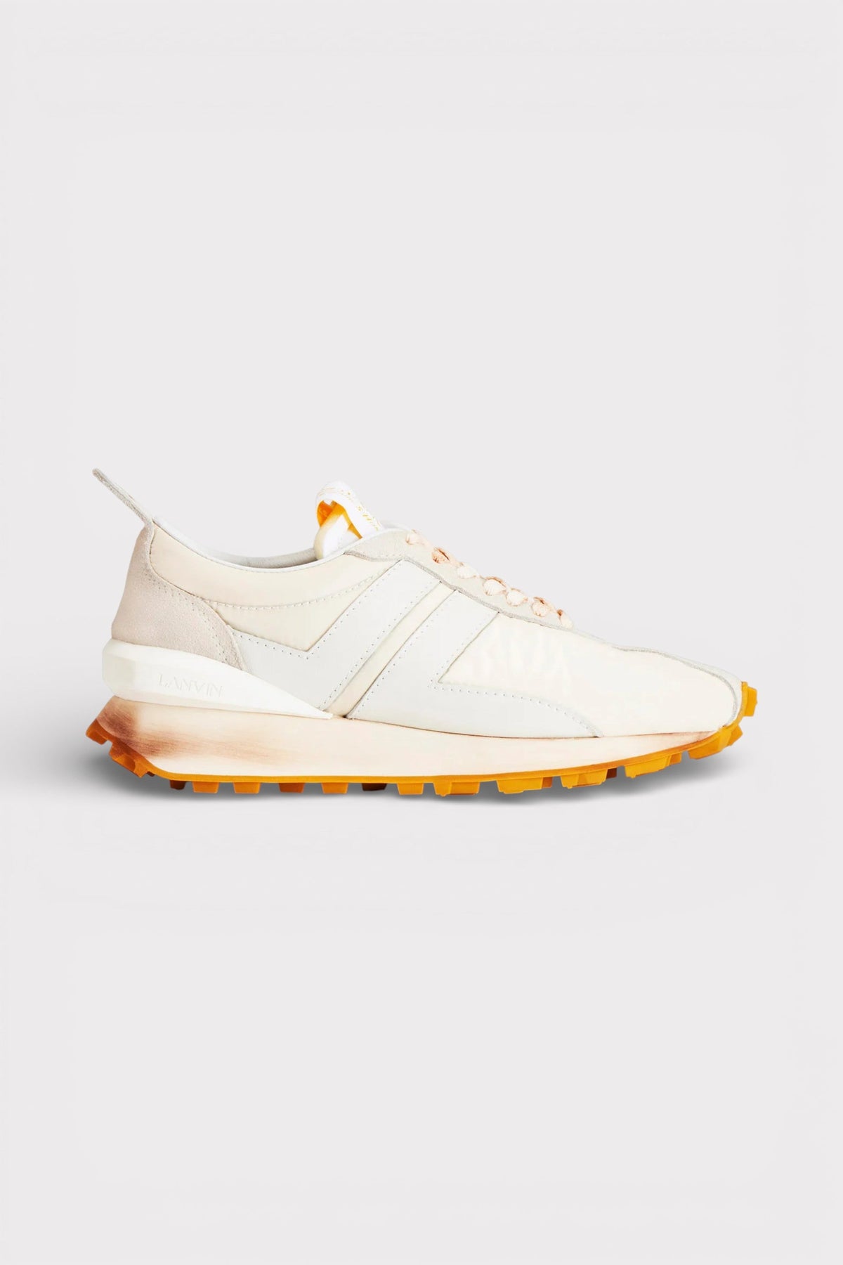 Lanvin Nylon Bumper Sneaker 130th Anniversary Beige