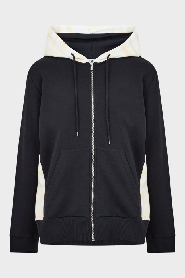 Missoni Hooded Zip Sweatshirt Zwart Wit