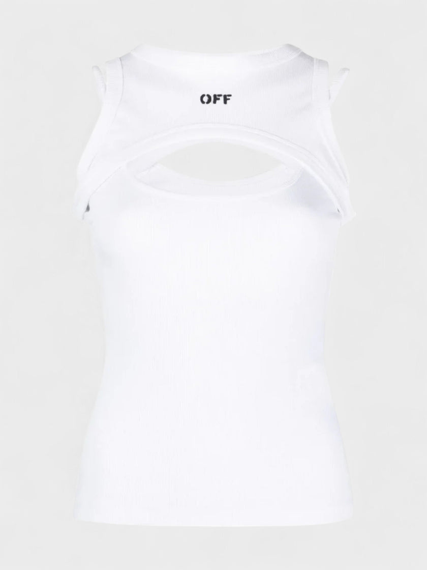 Ribbed Round Rowing Top