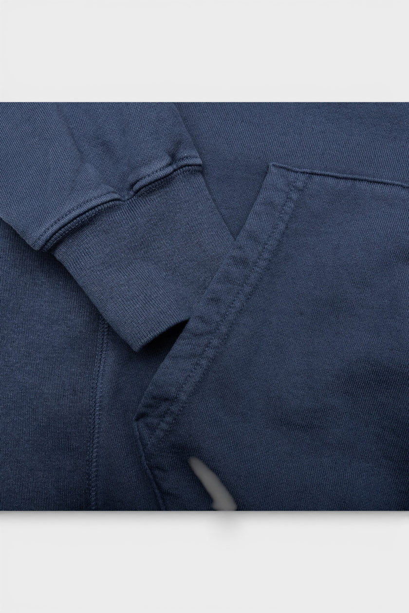 ATK Stacked Logo Hoodie Navy