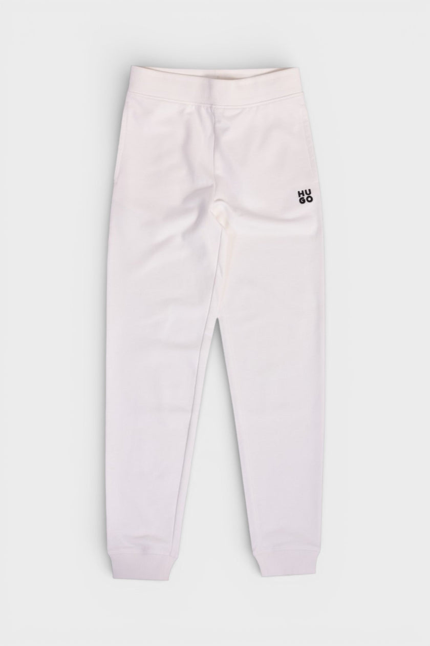 Hugo Nelfinia Stack Logo Joggers Off White