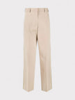 Tab Knit Pants Beige