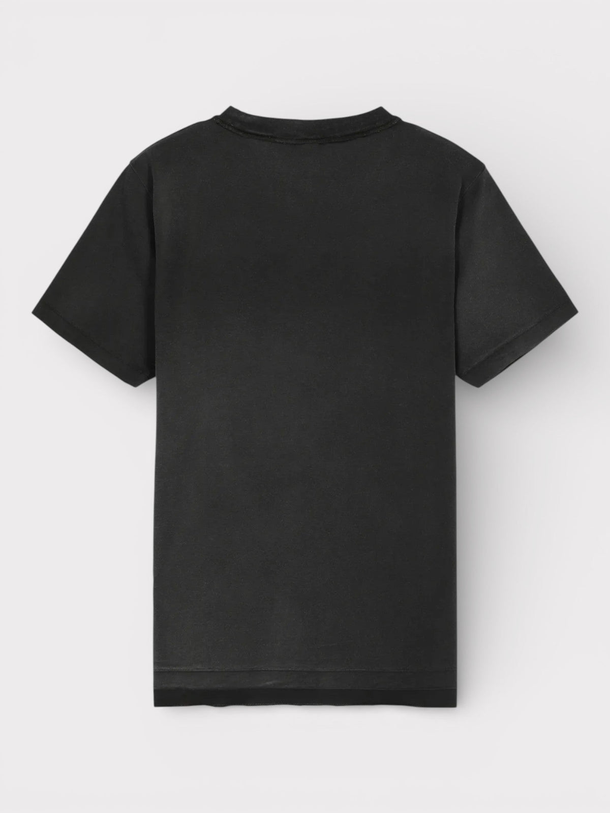 Off-White Wave Off Raw Slim Short Sleeve Tee Black