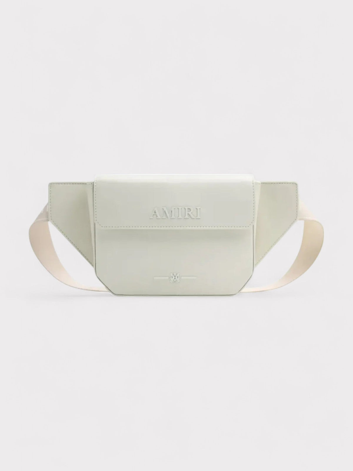 Amiri MA Crossbody Bag Leather White