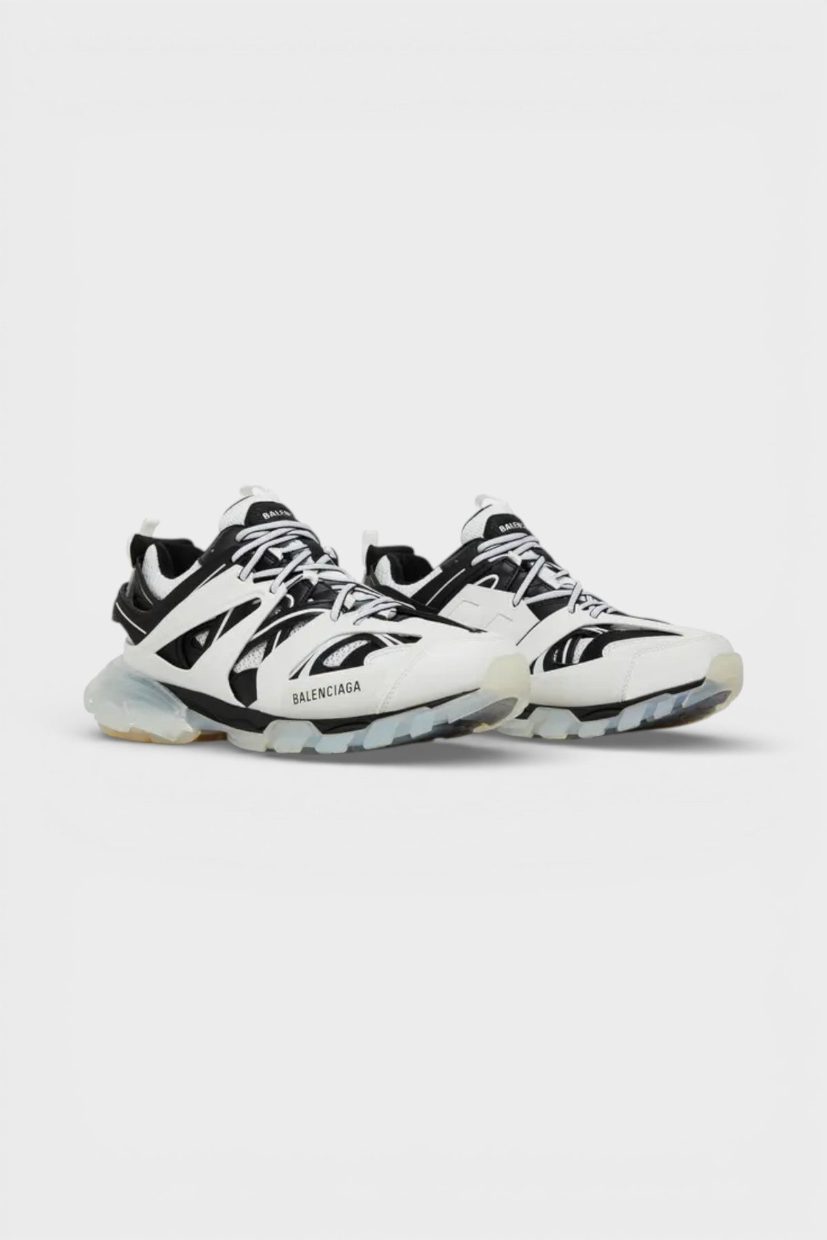 Track Sneaker Clear Sole White