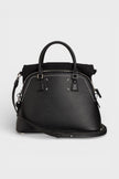 Maison Margiela Mini 5AC Grained Leather Top Handle Bag Black
