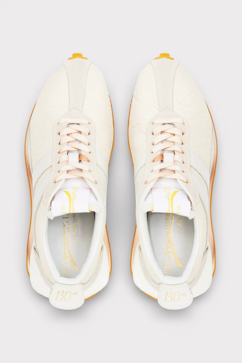 Lanvin Nylon Bumper Sneaker 130th Anniversary Beige