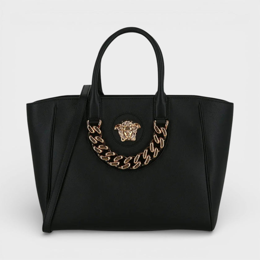 La Medusa Medium Tote Bag Black