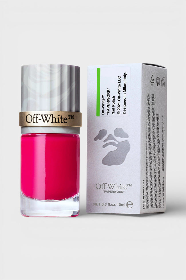 Off-White Nail Lacquer Dramatic High Shine Polish Pink 10ml
