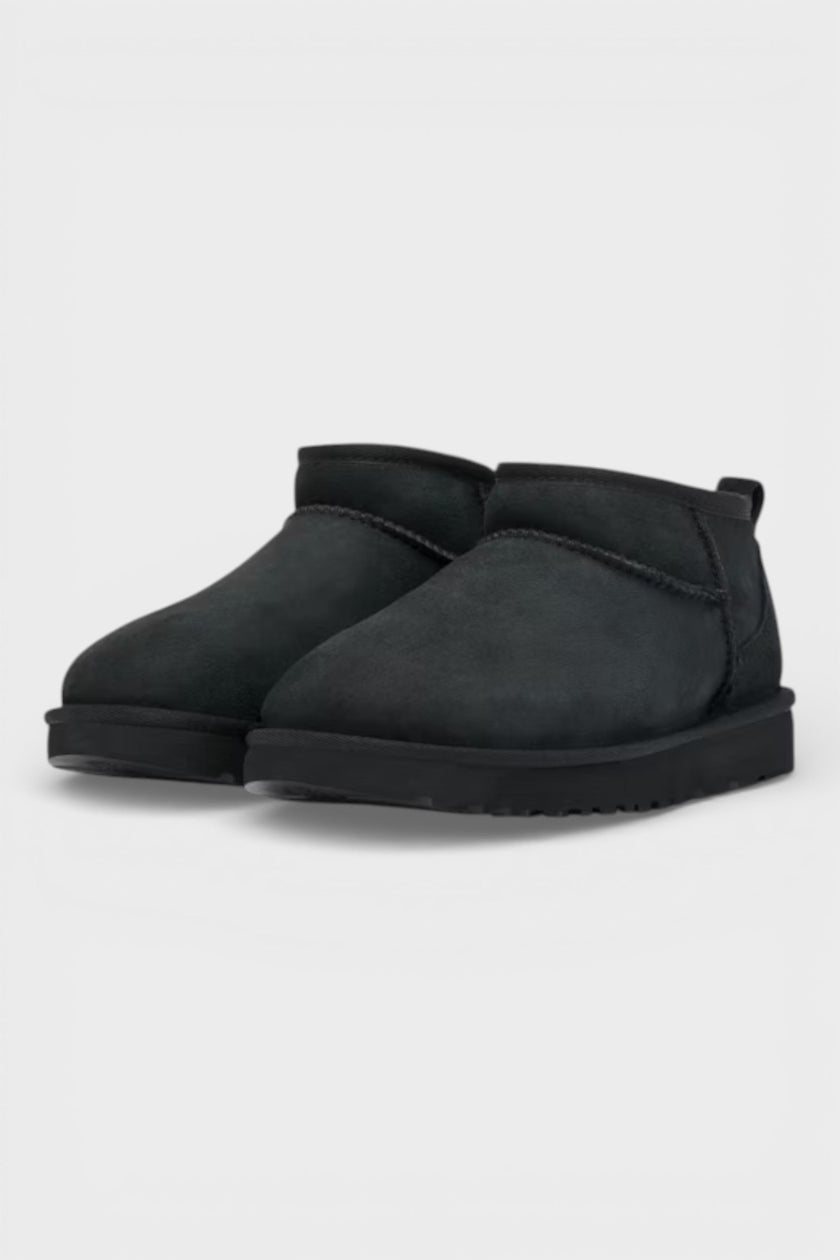 UGG Classic Ultra Mini Boot Black Womens