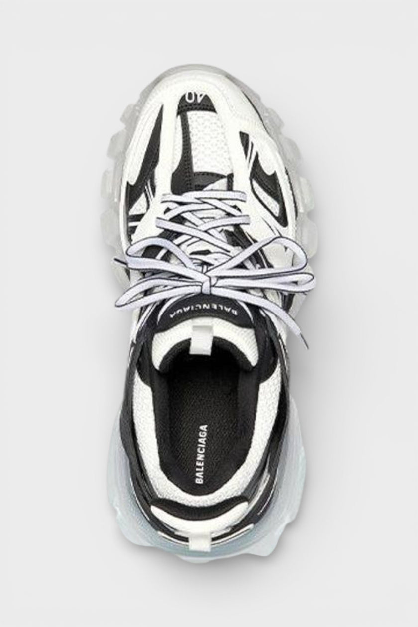 Track Sneaker Clear Sole White
