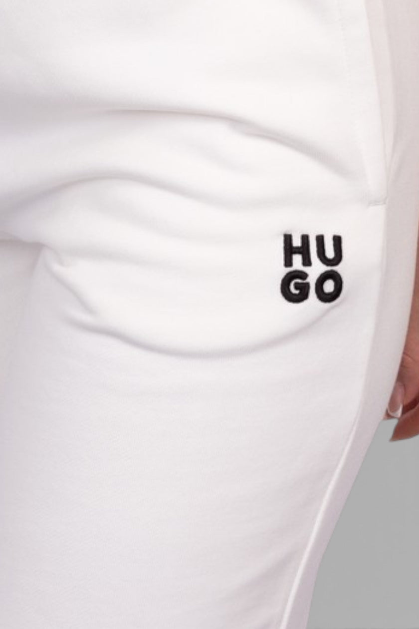 Hugo Nelfinia Stack Logo Joggers Off White