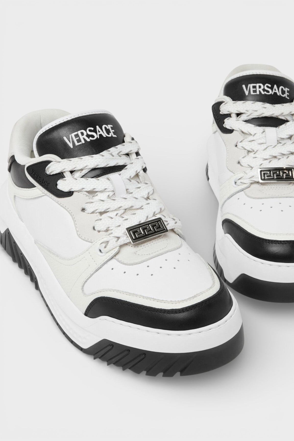Versace Greca Odissea Sneaker White Black Palladium