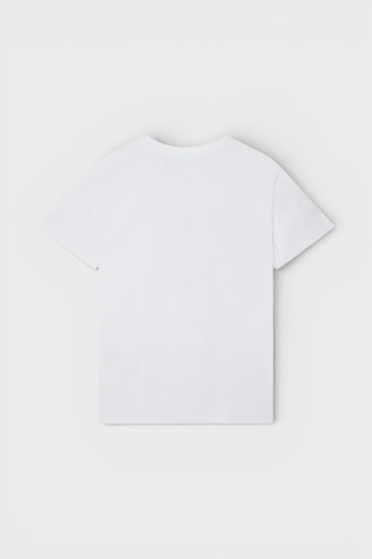 Printed Fitted T-Shirt Casa Way White