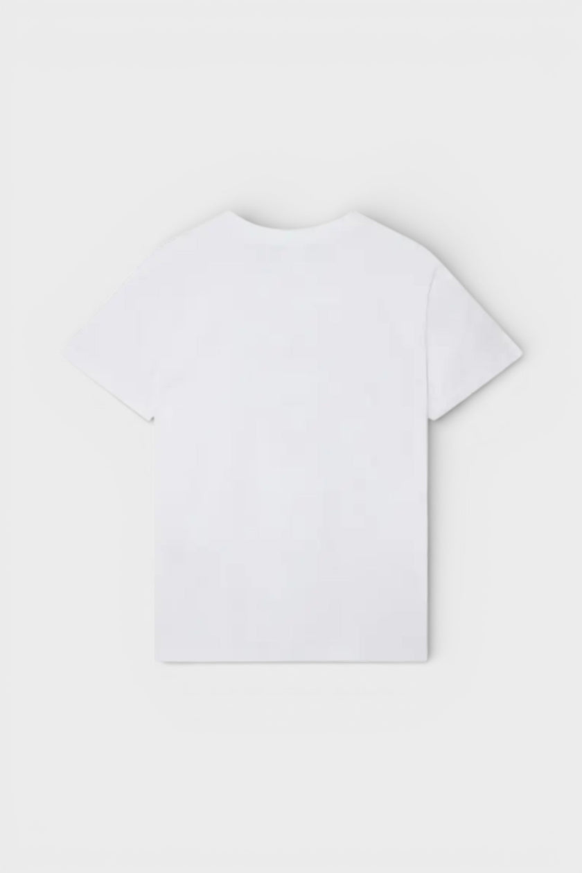 Printed Fitted T-Shirt Casa Way White