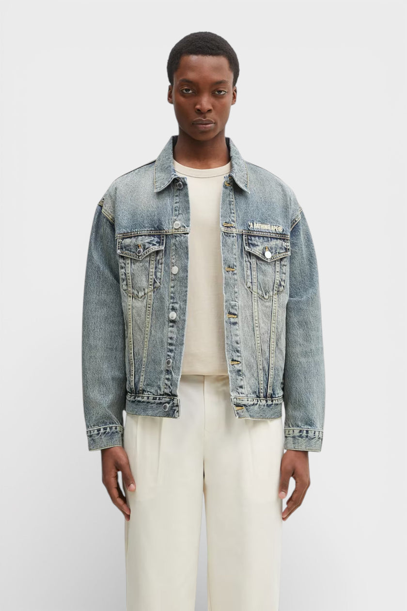 Represent Clo R4 Denim Jacket Blue Cream