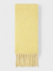 Burberry Logo Intarsia Reversible Scarf Alpaca Wool