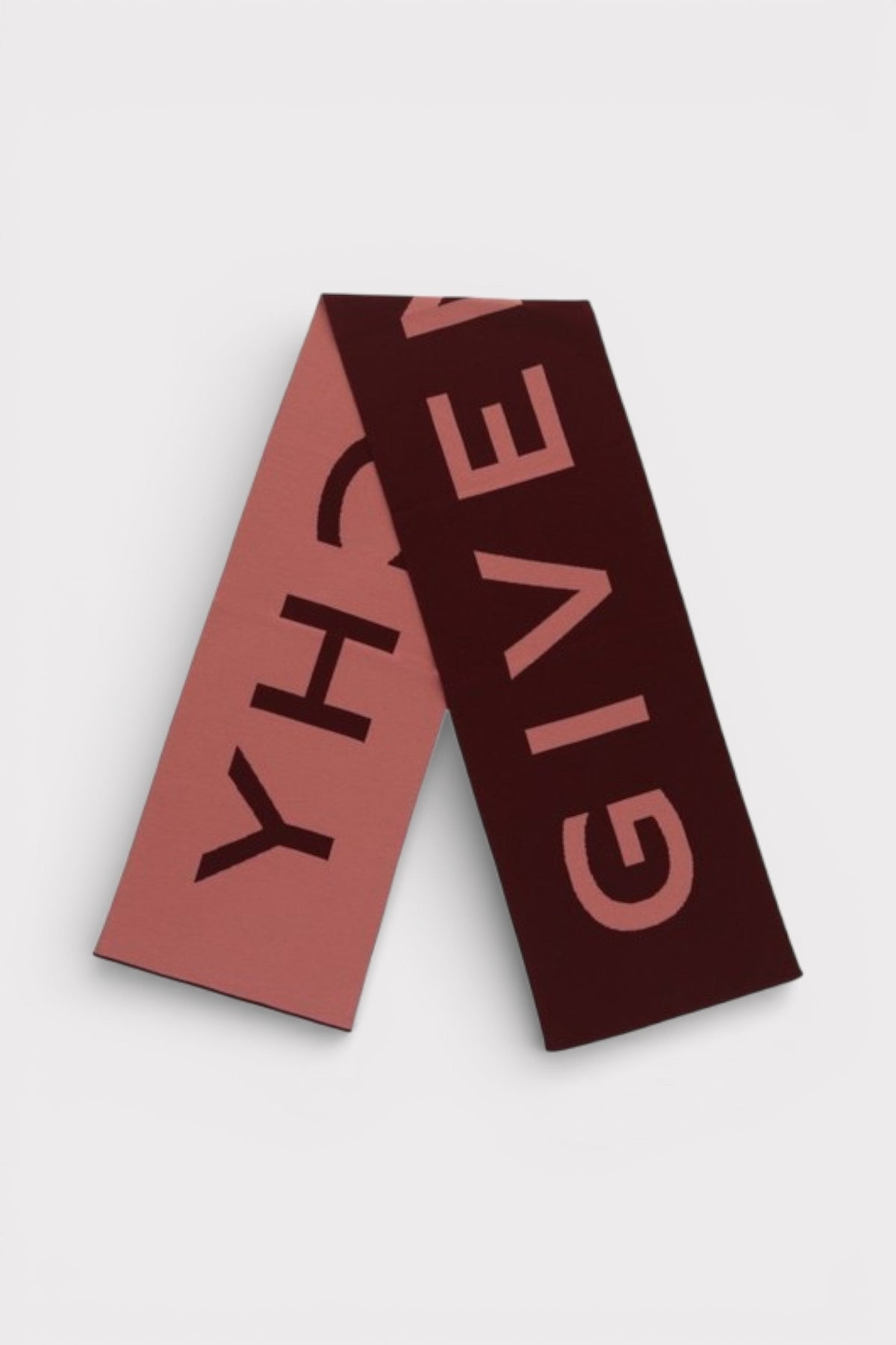 Givenchy Jacquard Logo Scarf Red Pink