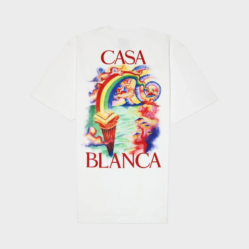 Printed T-Shirt Nature Teacher White