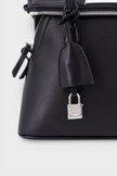 Maison Margiela Mini 5AC Grained Leather Top Handle Bag Black